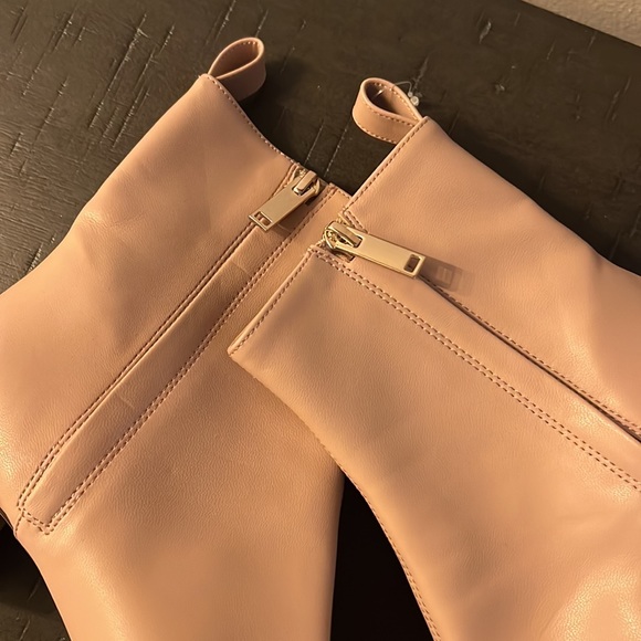 Cream faux leather booties H&M NWOT - Picture 7 of 7